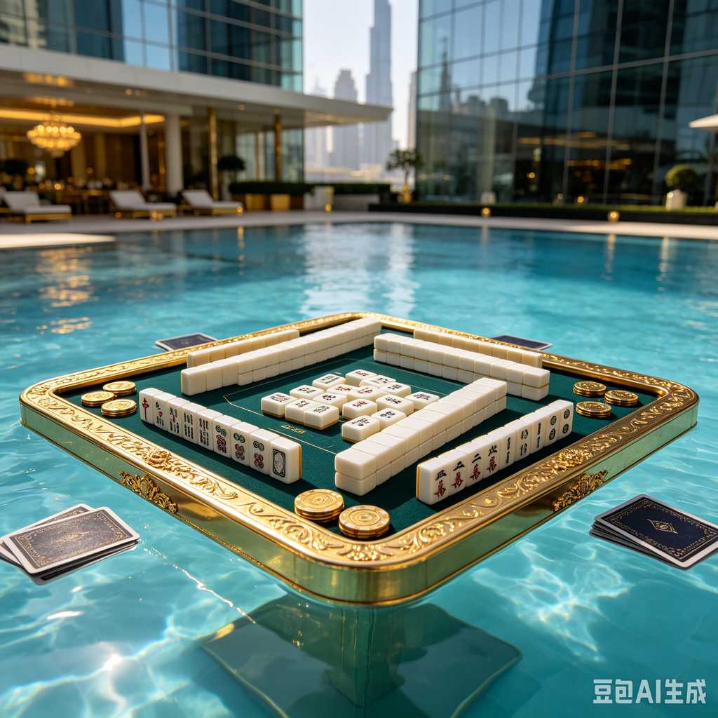 stylish text mahjong set