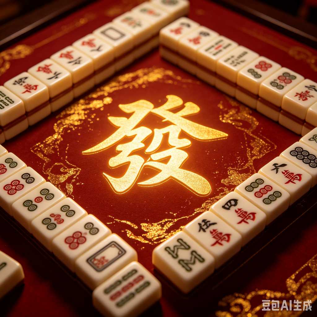 asian classic board game mahjong