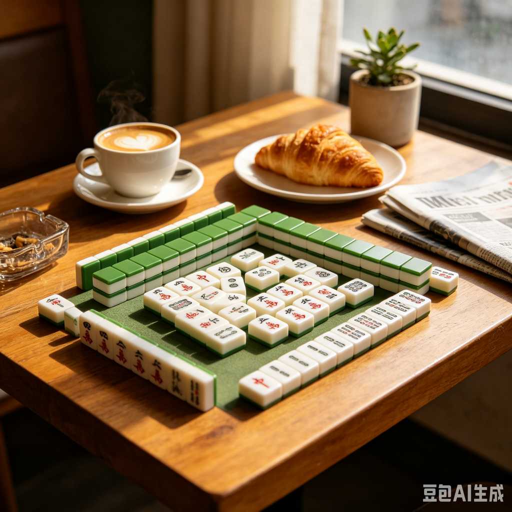 saturated color mahjong set print