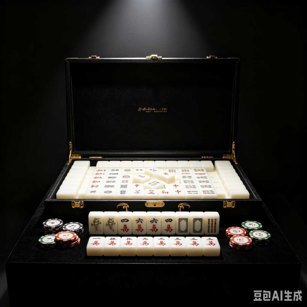 classic oriental board game mahjong