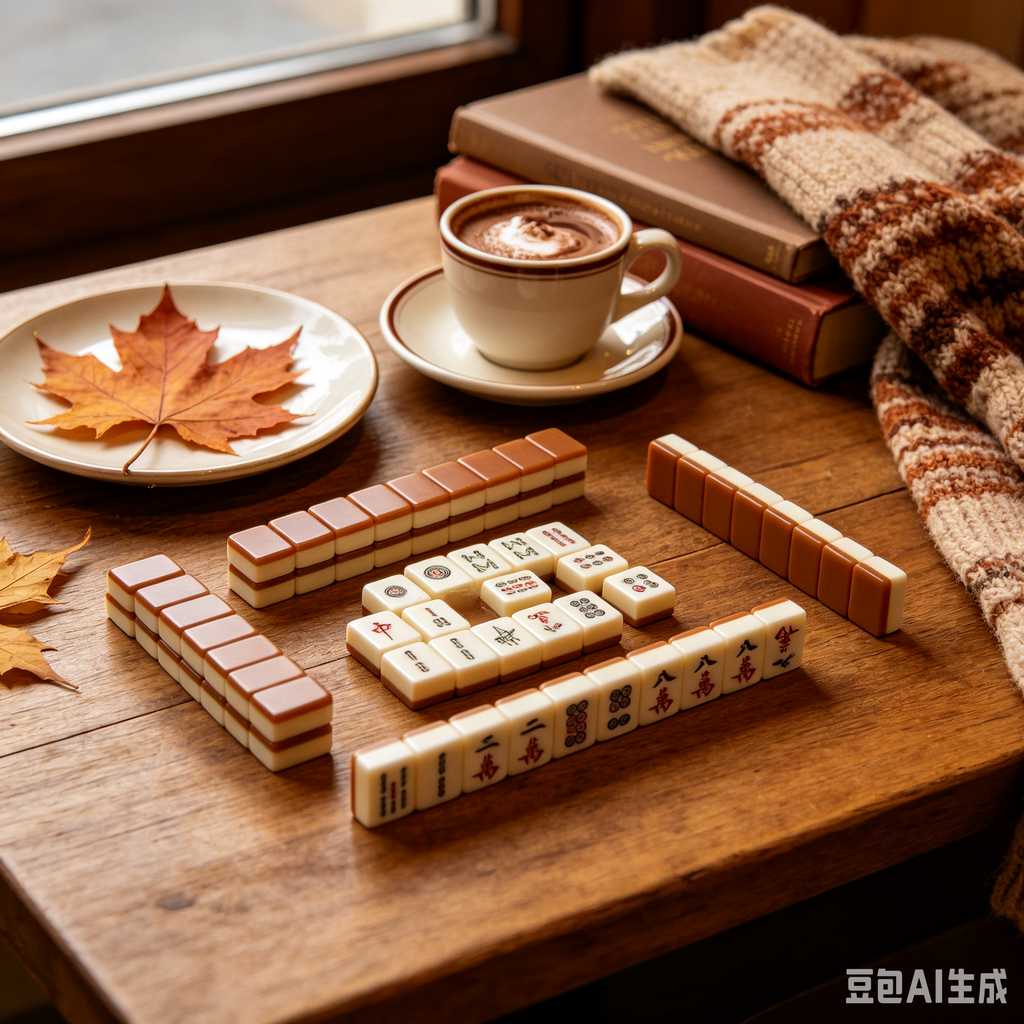 mahjong rule card included